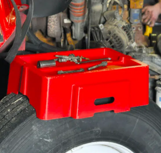 Blaine Bros - single wheel tool box